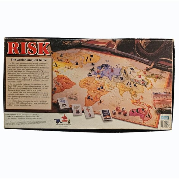 Vintage 1993 RISK Board Game The World Conquest Game Parker Brothers - Picture 11 of 15